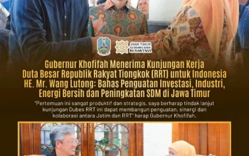 Gubernur Khofifah Terima Kunjungan Diplomatik, Dorong Sinergi Investasi dan Pembangunan SDM