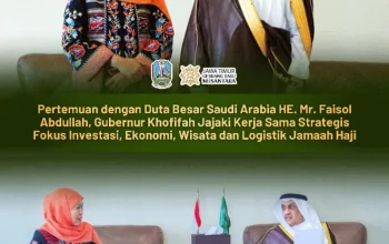 Gubernur Khofifah Bahas Kemudahan Akses dan Investasi dengan Dubes Arab Saudi