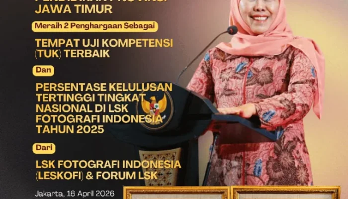 UPT PTKK Jatim Jadi TUK Terbaik Nasional, Gubernur Khofifah  : Perkuat Daya Saing Lulusan
