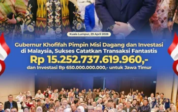 Gubernur Khofifah Sukses Besar di Malaysia, Transaksi Dagang Jatim Capai Rp15,25 Triliun