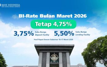BI Tahan Suku Bunga 4,75% di 2026, Inflasi Mengintai hingga 5%