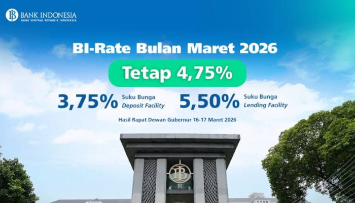 BI Tahan Suku Bunga 4,75% di 2026, Inflasi Mengintai hingga 5%