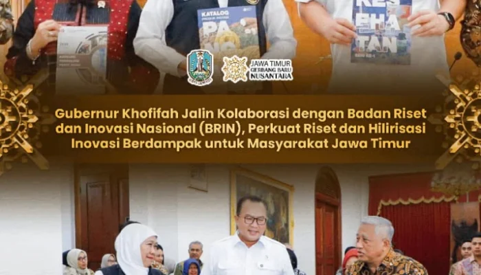 Gubernur Khofifah dan BRIN Siapkan Langkah Strategis Percepat Inovasi Berbasis Riset