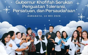 Gubernur Khofifah Serukan Persatuan Lintas Umat di Hari Kenaikan Yesus Kristus