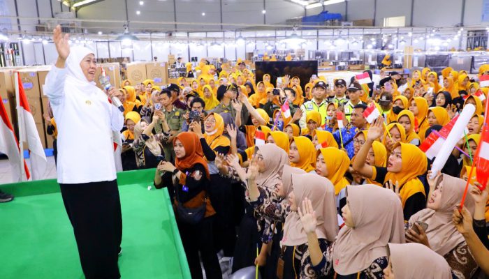 Gubernur Khofifah : Kolaborasi Kunci Industri Maju dan Buruh Sejahtera