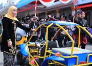 Khofifah Bangga Inovasi Kendaraan Listrik Siswa SMK Jatim, TKDN Capai 50 Persen