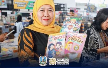 Melalui Harbuknas 2026, Gubernur Khofifah Ajak Generasi Muda Cintai Buku Sejak Dini