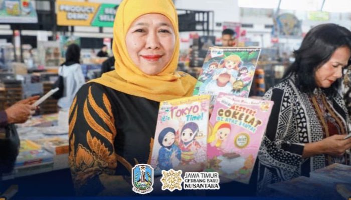 Melalui Harbuknas 2026, Gubernur Khofifah Ajak Generasi Muda Cintai Buku Sejak Dini
