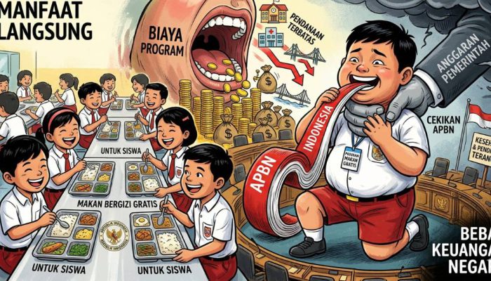 Di Balik Gemerlap Makan Gratis: Tantangan Defisit APBN Usai Rp 75 Triliun Lenyap