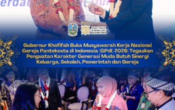 Mukernas GPdI 2026, Gubernur Khofifah Ajak Sinergi Keluarga, Pemerintah, dan Gereja Bangun Bangsa