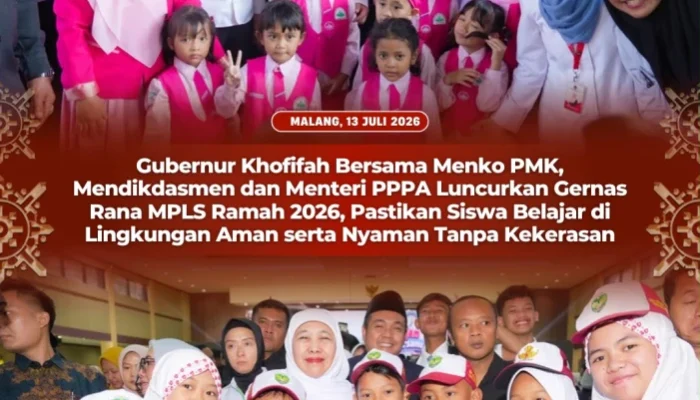 Gubernur Khofifah Gandeng Pemerintah Pusat Luncurkan Gernas RANA MPLS Ramah 2026