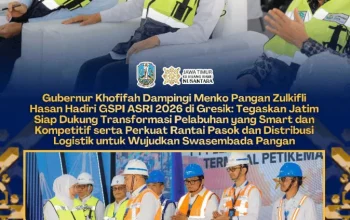 Gubernur Khofifah Bersama Menko Pangan Zulhas Dorong Transformasi Pelabuhan Berkelanjutan di Jawa Timur