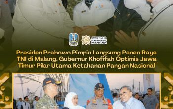 Panen Raya Serentak di 43 Titik, Gubernur Khofifah Sebut Kolaborasi Jadi Kunci Kedaulatan Pangan Indonesia