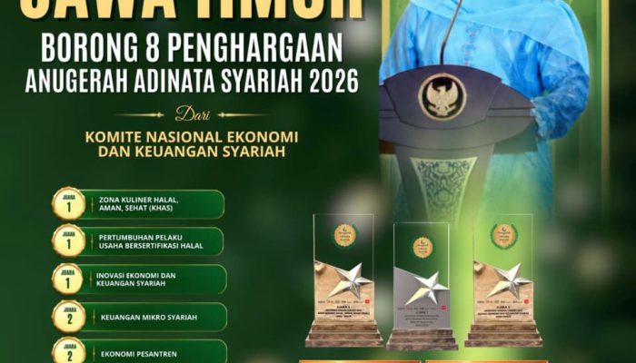Gubernur Khofifah Dorong Penguatan Industri Halal, Jatim Raih Prestasi Nasional di Anugerah Adinata Syariah 2026