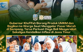 Borong Jamu Tradisional hingga Batik, Khofifah Promosikan Produk UMKM Sampang di Pasar Murah