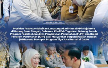 Gubernur Khofifah: Jatim Siap Optimalkan 60 Ribu Lebih Rumah Subsidi untuk Percepat Kepemilikan Hunian MBR