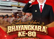 Hari Bhayangkara Ke-80, Gubernur Khofifah Ajak Perkuat Kolaborasi Pemerintah, Polri dan Masyarakat