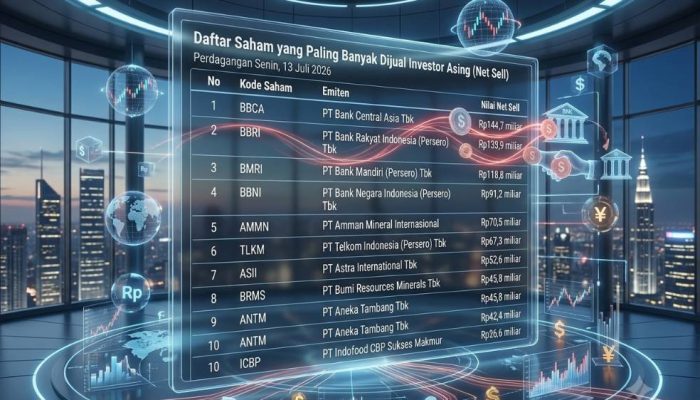 Investor Asing Kompak Ambil Untung, Saham Blue Chip Dibayangi Net Sell Rp437,6 Miliar