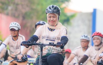 Gubernur Khofifah Apresiasi Komitmen Bank Indonesia Bangun Budaya Hidup Sehat Lewat Gowes Nusantara