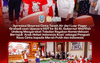 Kisah Haru di Balik Anak-Anak Hormat Bendera dari Luar Grahadi, Gubernur Khofifah Beri Apresiasi
