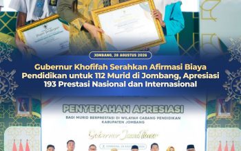 Gubernur Khofifah: Prestasi Murid Jombang Harus Jadi Pintu Masuk Perguruan Tinggi Negeri