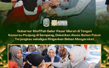 Warga Terdampak Kekeringan Dapat Sembako Bersubsidi, Khofifah: Daya Beli Harus Terjaga