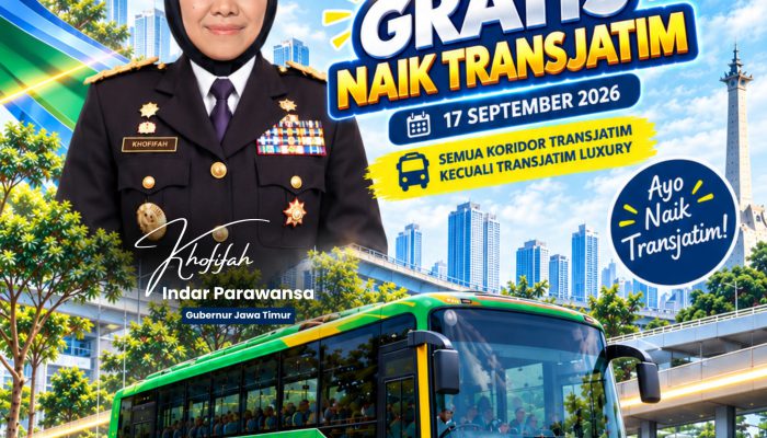 Naik Trans Jatim Gratis Hari Ini! Khofifah: Mari Bangun Budaya Transportasi Publik