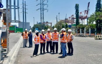 Terminal Petikemas Nilam Tambah E-RTG, KSOP Tanjung Perak Pastikan Kesiapan Operasional