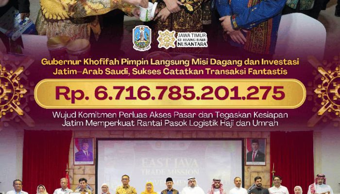 Misi Dagang Jatim-Arab Saudi: Rp6,7 Triliun Potensi Transaksi dari Beragam Komoditas