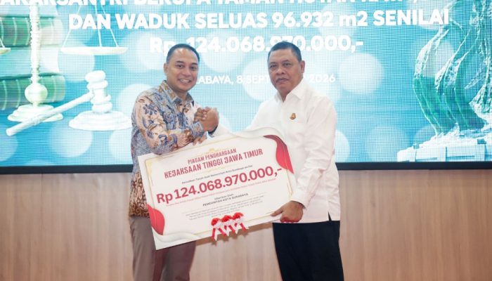 Aset Rp124 Miliar Kembali ke Pemkot Surabaya, Disiapkan untuk Dongkrak Ekonomi dan Kesejahteraan Warga