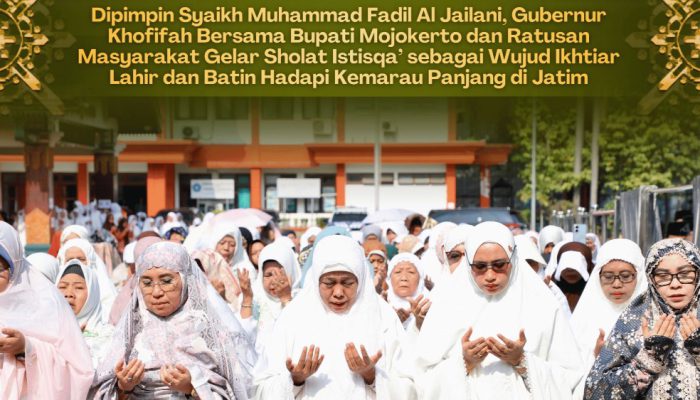 Khofifah Pimpin Ikhtiar Hadapi Kekeringan, dari Modifikasi Cuaca hingga Sholat Istisqa