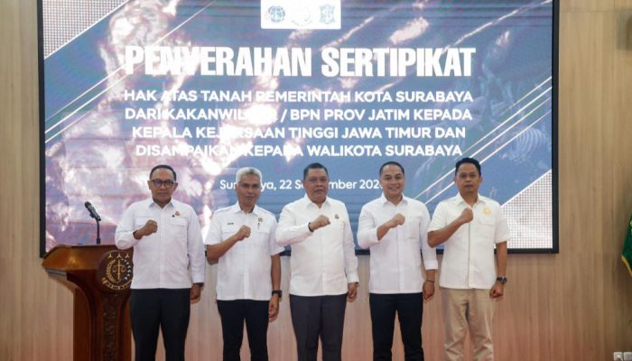 Kejar Kepastian Hukum Aset Daerah, Pemkot Surabaya Fokus Tuntaskan 2.327 Aset K1 dan K2