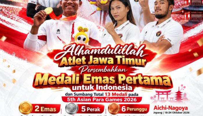 Khofifah Apresiasi Perjuangan Atlet Disabilitas Jatim, Sukses Harumkan Nama Indonesia