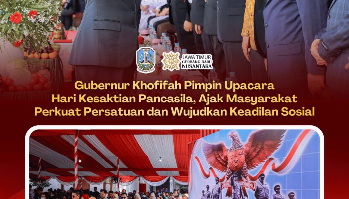 Khofifah Ajak Masyarakat Rawat Persatuan di Tengah Keberagaman pada Hari Kesaktian Pancasila