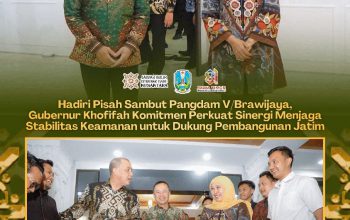 Khofifah Apresiasi Rudy Saladin, Ajak Pangdam Baru Lanjutkan Sinergi Pembangunan Jatim