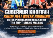 Khofifah Perkuat Sinergi Pemadaman Kebakaran TPA Supit Urang, Petugas dan Relawan Diminta Utamakan Keselamatan