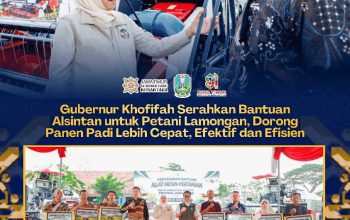 Combine Harvester Pangkas Waktu Panen hingga 2 Jam, Khofifah Dorong Modernisasi Pertanian Jatim